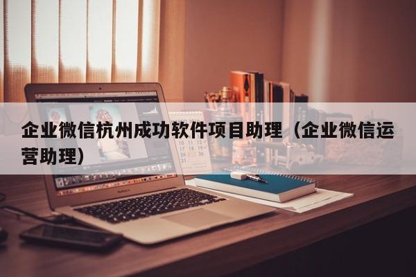 企业微信杭州成功软件项目助理（企业微信运营助理）