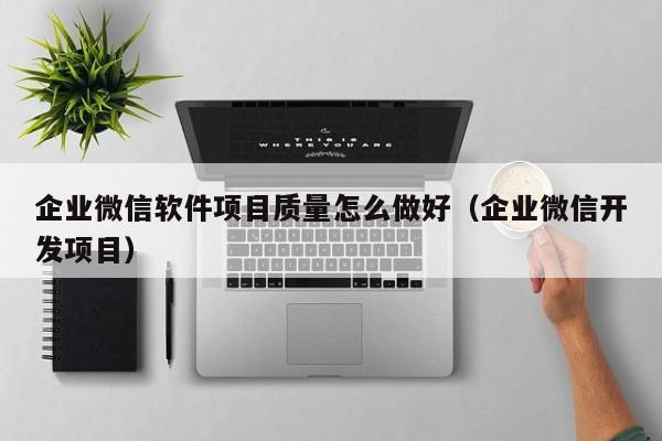 企业微信软件项目质量怎么做好（企业微信开发项目）