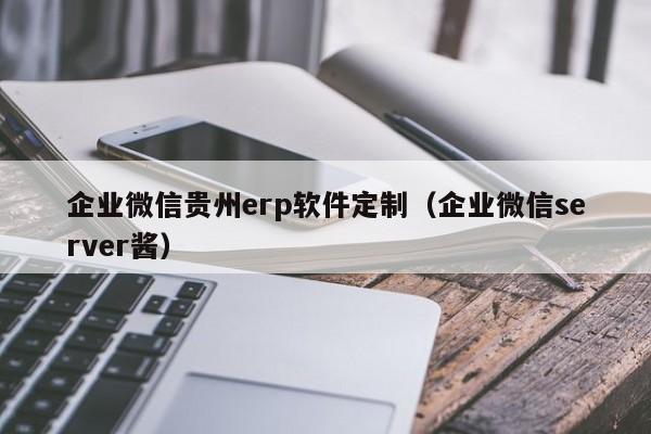 企业微信贵州erp软件定制（企业微信server酱）