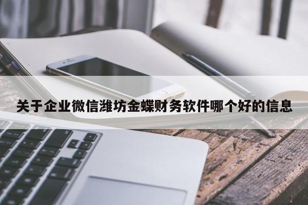 关于企业微信潍坊金蝶财务软件哪个好的信息