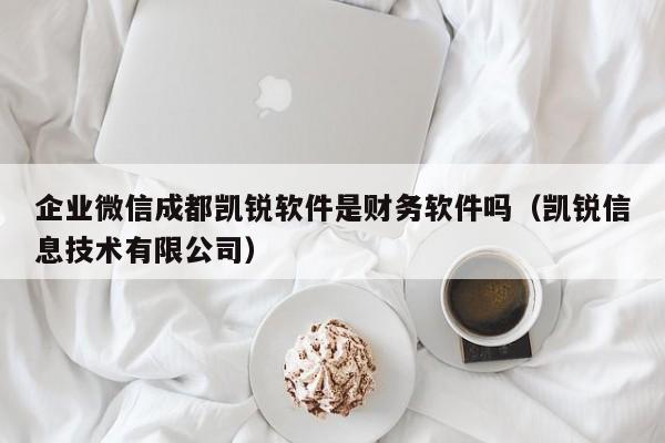 企业微信成都凯锐软件是财务软件吗（凯锐信息技术有限公司）