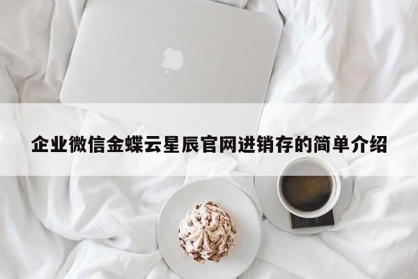 企业微信金蝶云星辰官网进销存的简单介绍