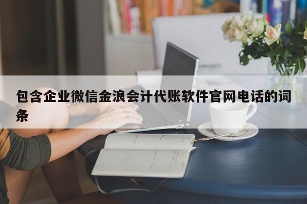 包含企业微信金浪会计代账软件官网电话的词条