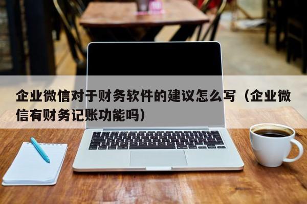 企业微信对于财务软件的建议怎么写（企业微信有财务记账功能吗）