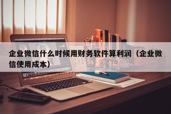 企业微信什么时候用财务软件算利润（企业微信使用成本）