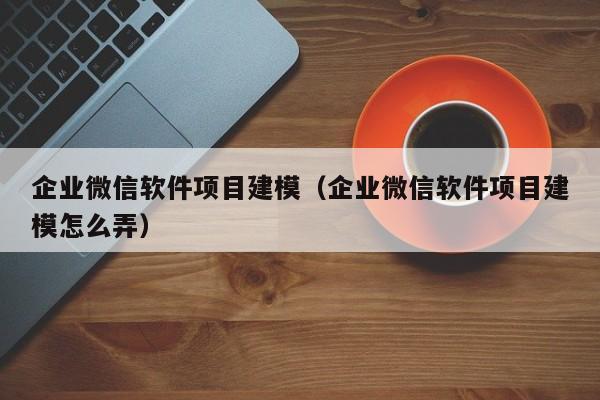 企业微信软件项目建模（企业微信软件项目建模怎么弄）