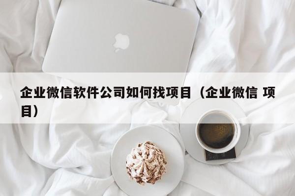 企业微信软件公司如何找项目（企业微信 项目）