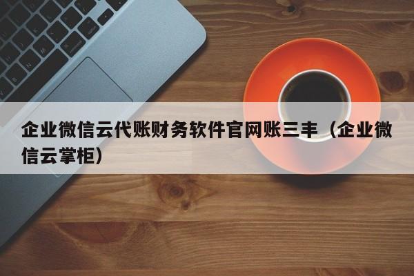 企业微信云代账财务软件官网账三丰（企业微信云掌柜）