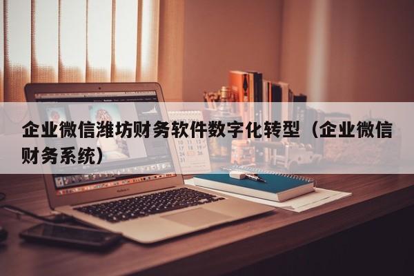 企业微信潍坊财务软件数字化转型（企业微信财务系统）