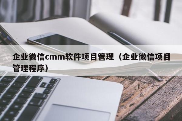 企业微信cmm软件项目管理（企业微信项目管理程序）