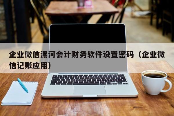 企业微信漯河会计财务软件设置密码（企业微信记账应用）