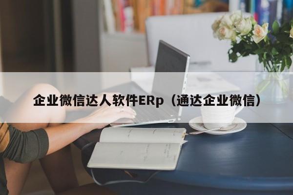 企业微信达人软件ERp（通达企业微信）